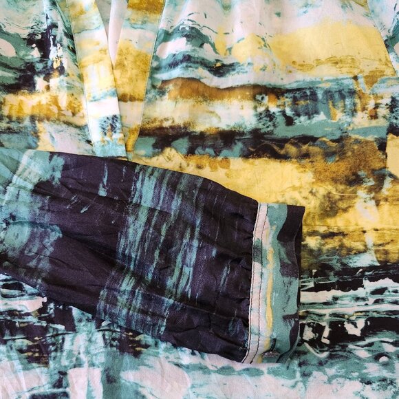 LAFAYETTE 148 ~ Silk Watercolour Blouse - Picture 6 of 9